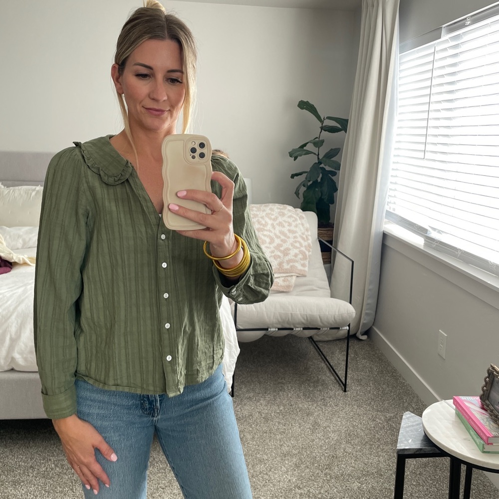 Madewell button up blouse